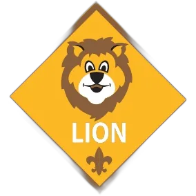 Lion rank badge